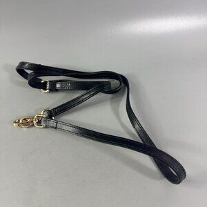 Cromia Black Leather Adjustable Slim Strap